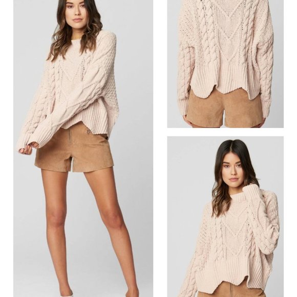 Blank NYC Chenille Slightly Cropped Chunky Sweater szXS - Picture 16 of 17